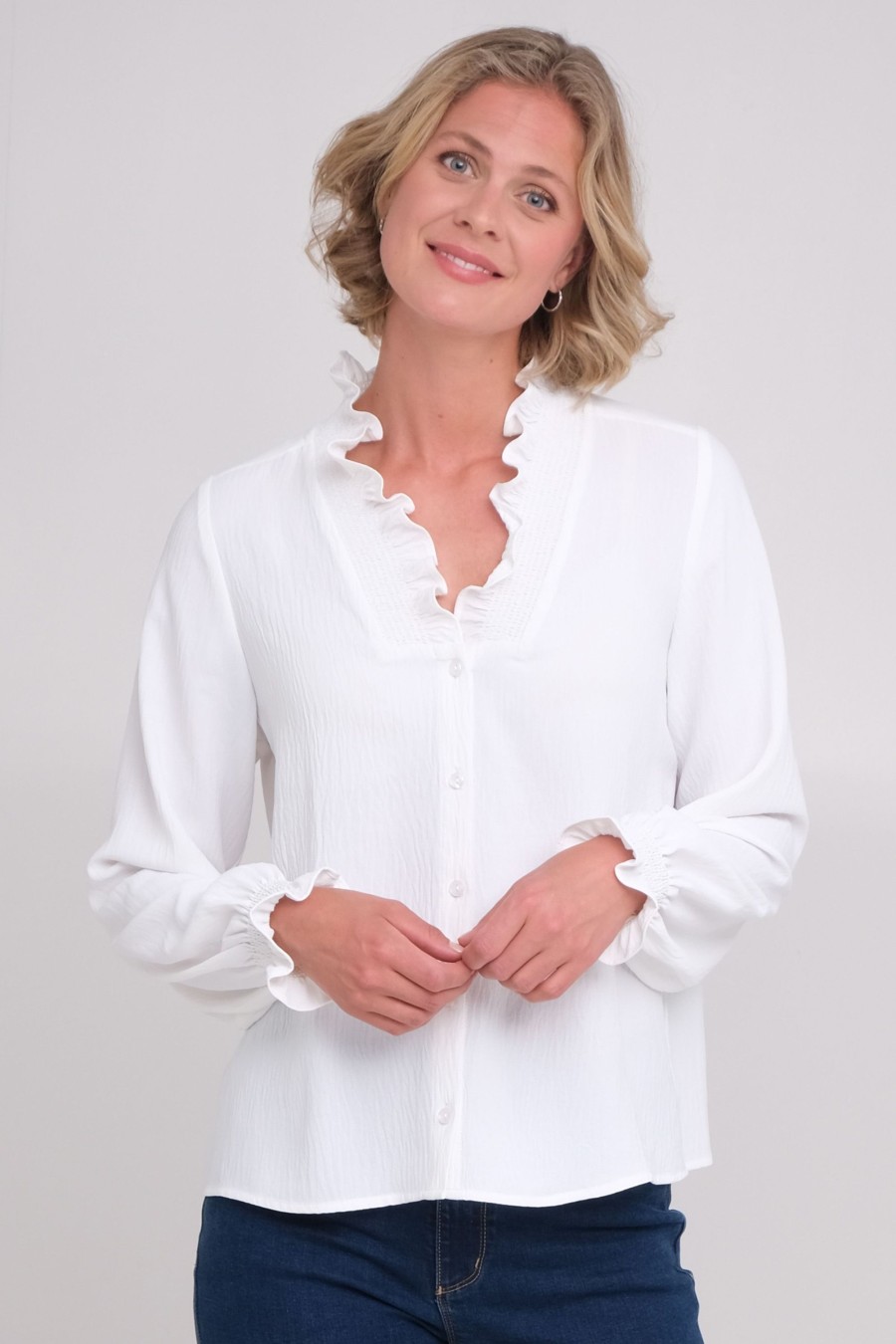 Klaer Zavanna | Olise Bluse Offwhite (Zavanna)