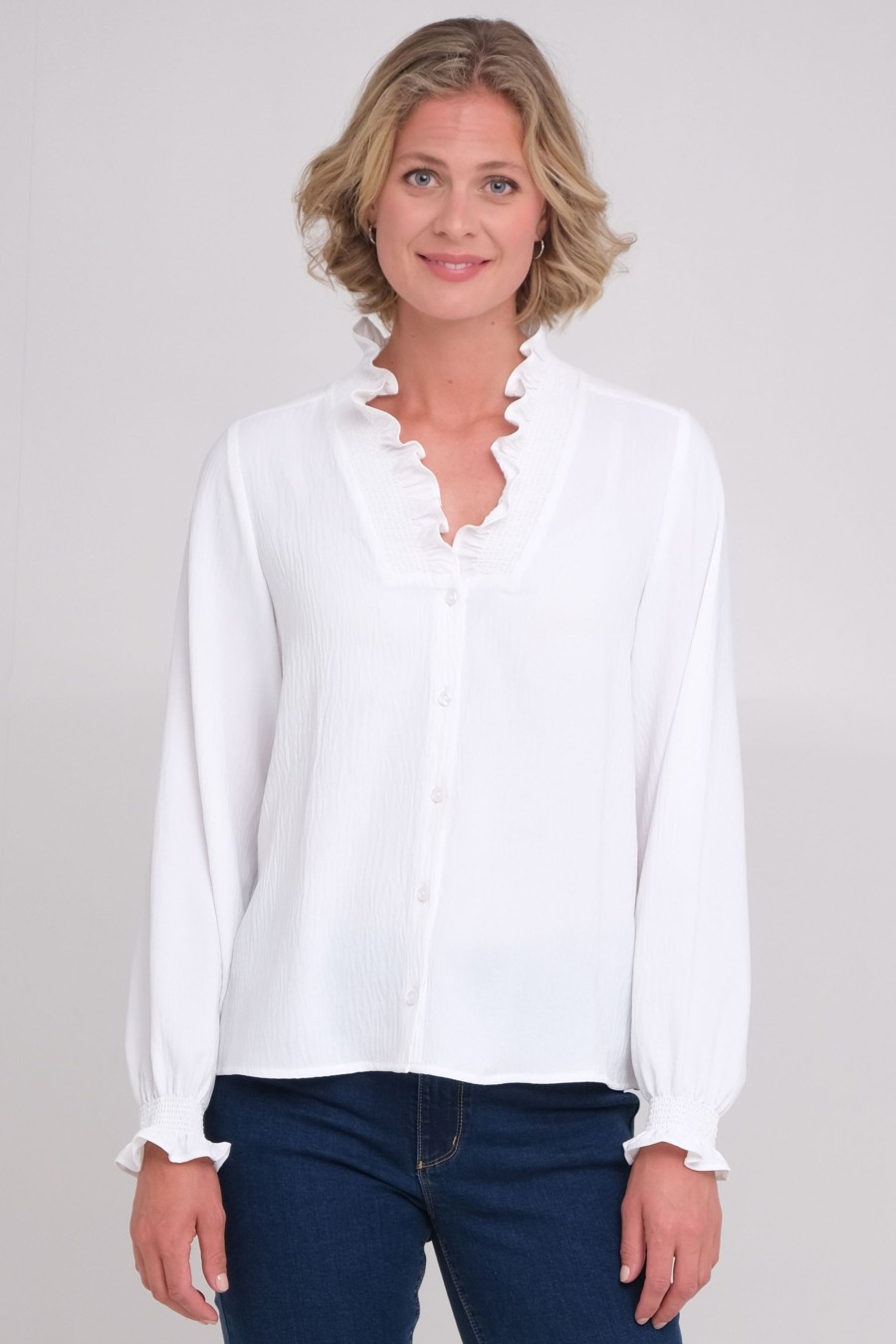 Klaer Zavanna | Olise Bluse Offwhite (Zavanna)